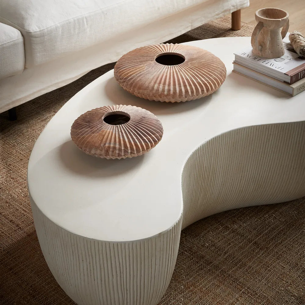 Arc Coffee Table in White