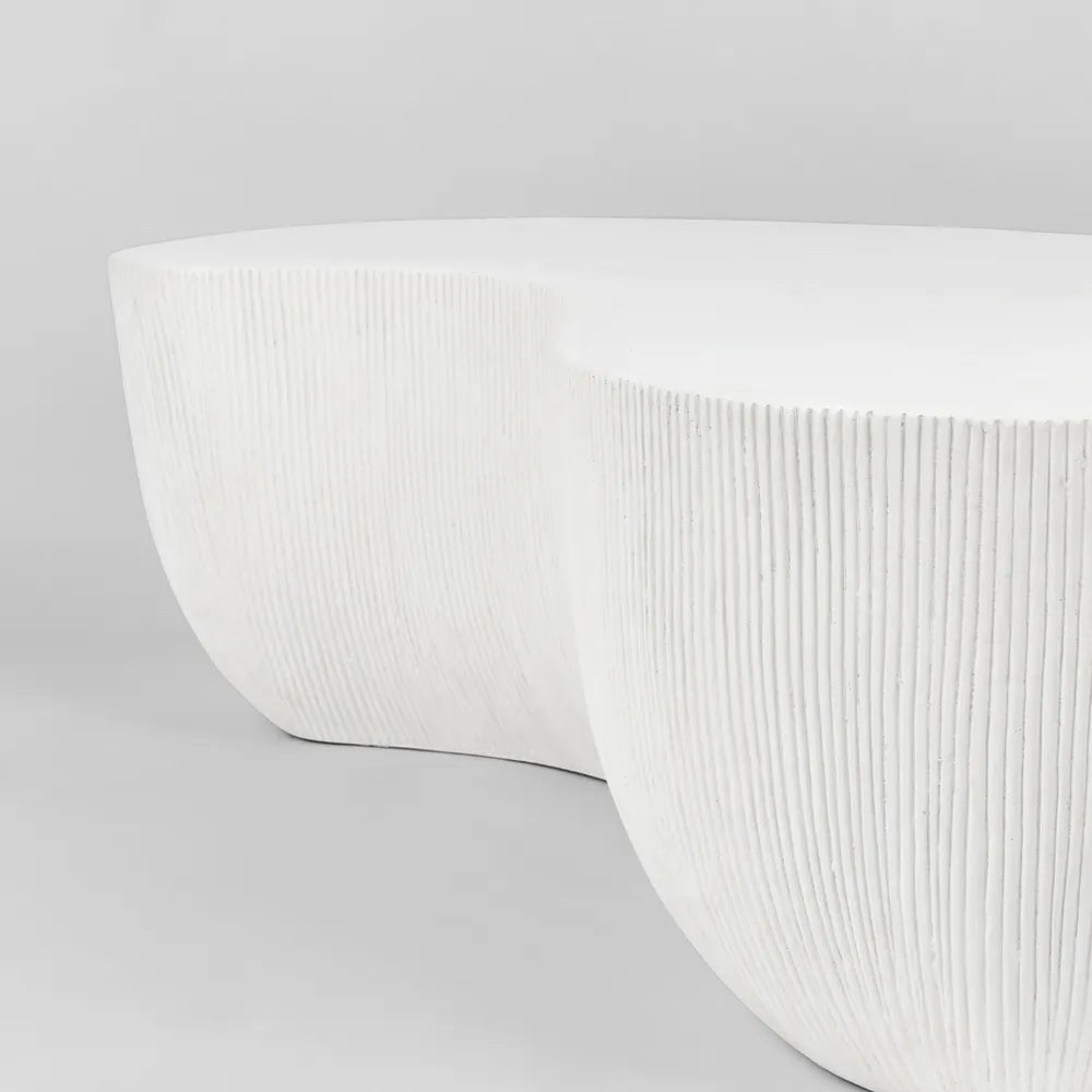 Arc Coffee Table in White