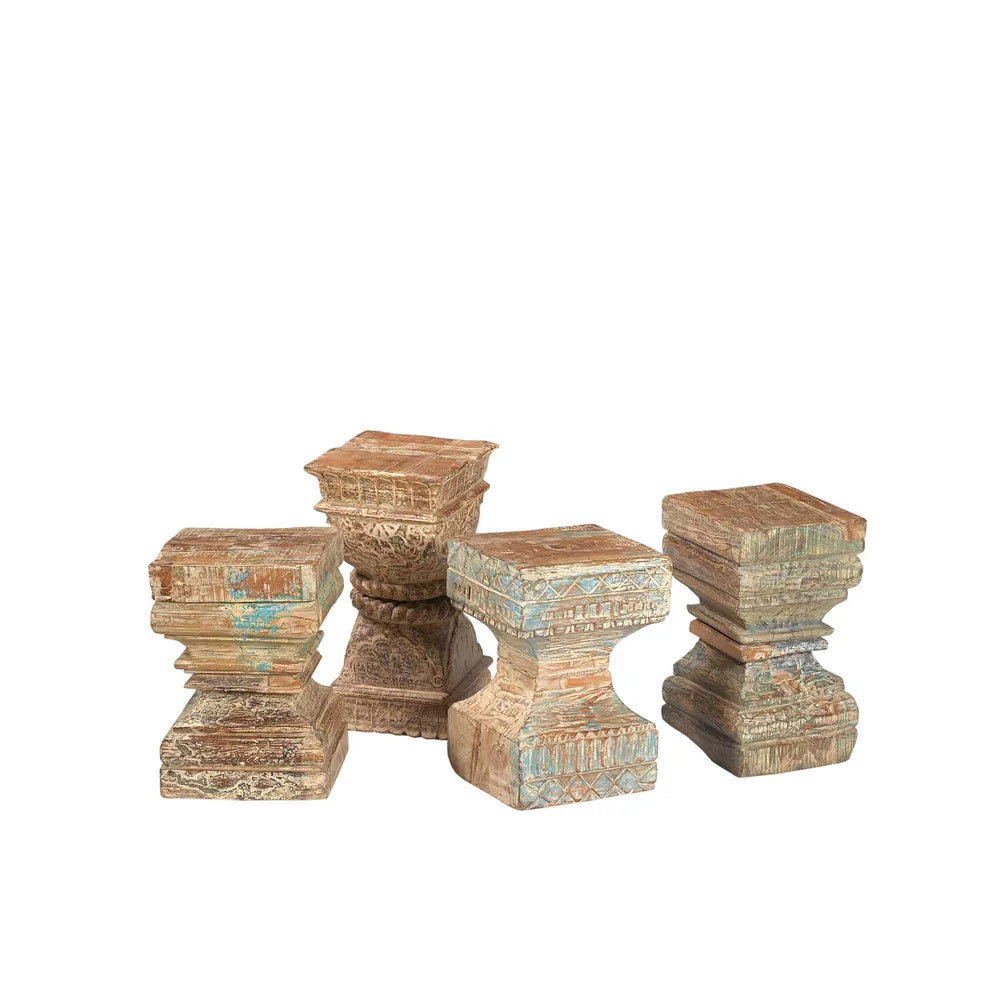 Tarkel Stool/Side Table in Natural