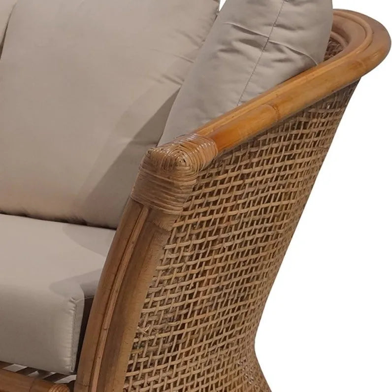 Carmen Rattan 2 Seater Sofa