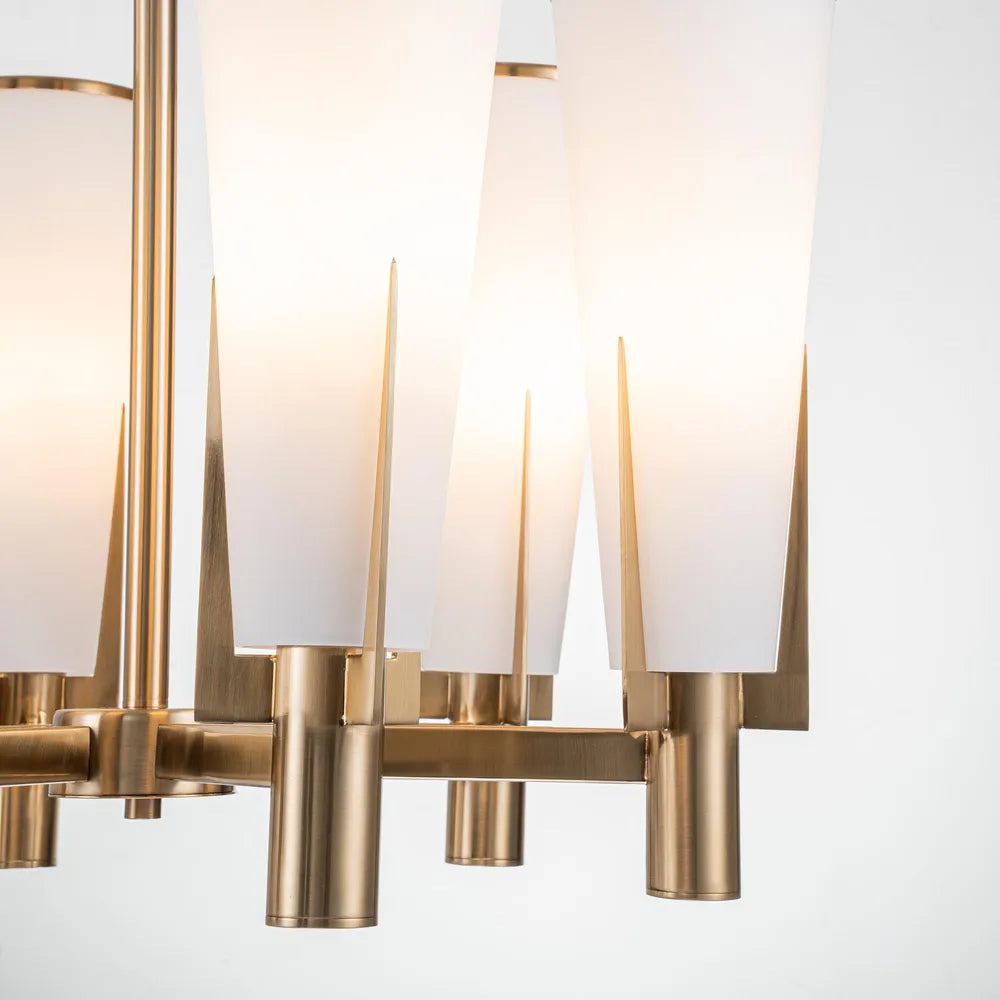 Germaine Chandelier in Antique Brass
