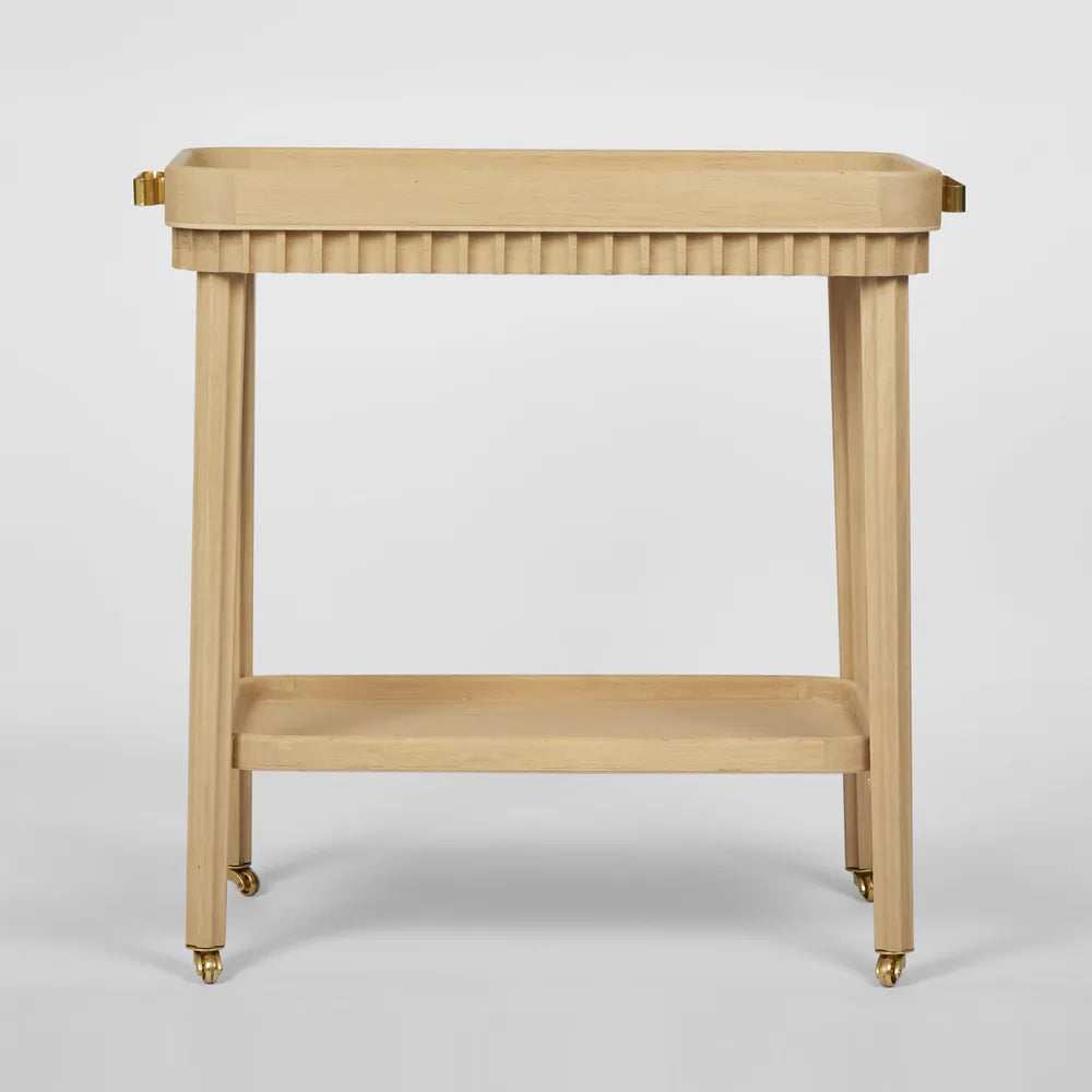 Jack's Oak Bar Cart