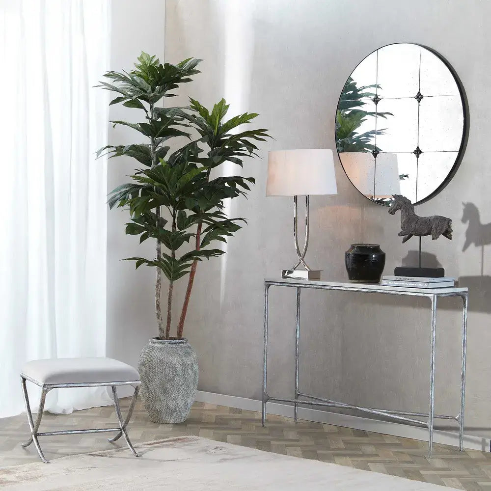 Southern Cross Table Lamp Base in Nickel