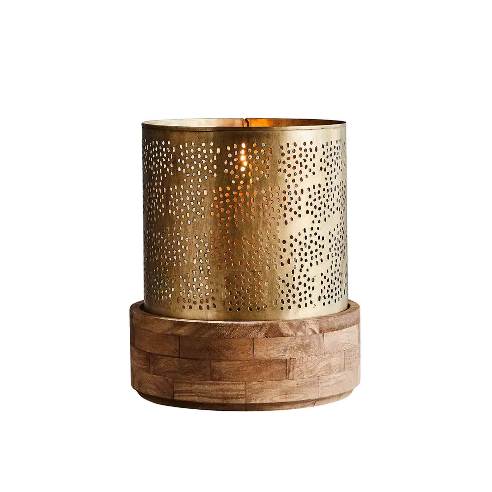 Antique Brass Sienna Candle Holder