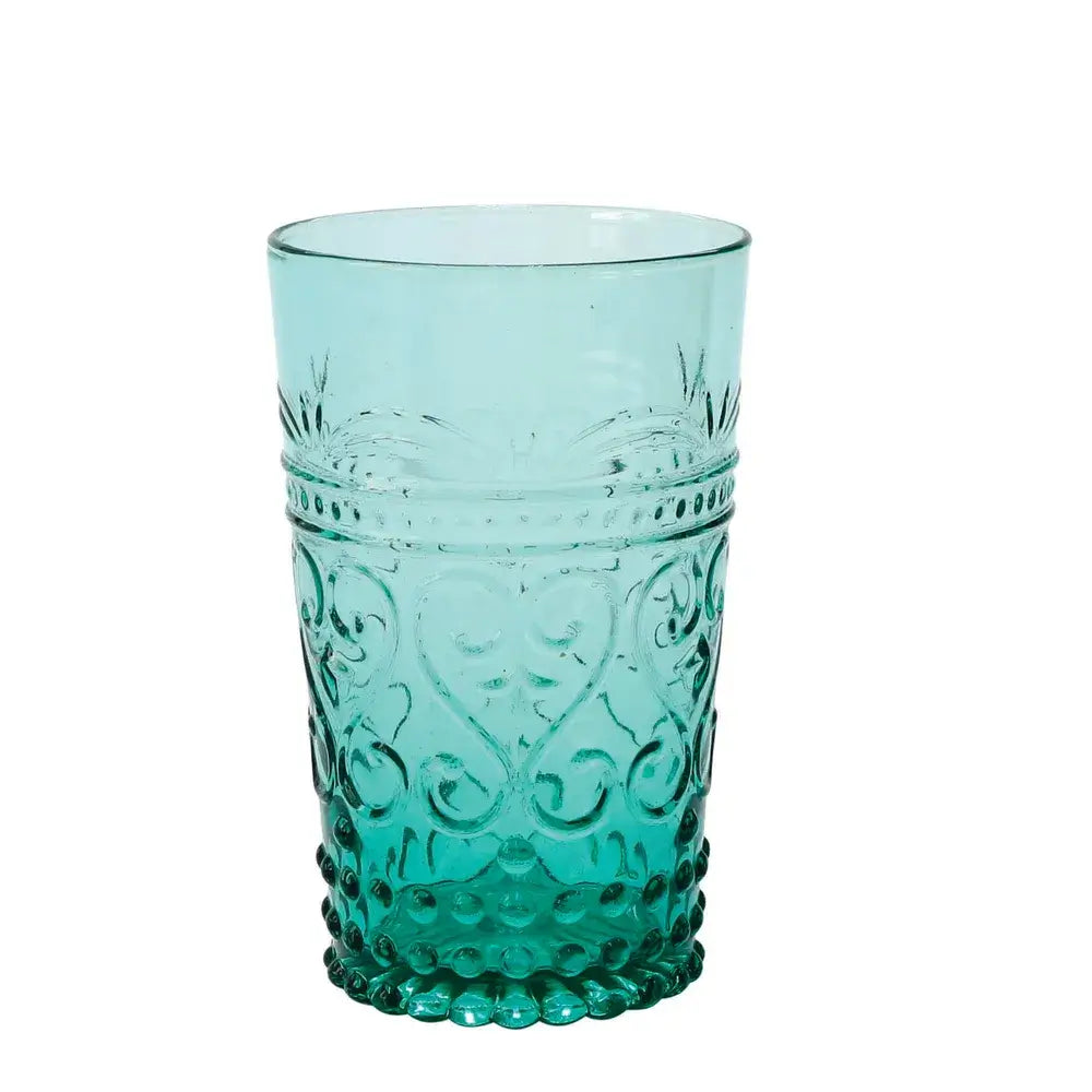 Glass Tumbler Set of 8 in Ocean Marine