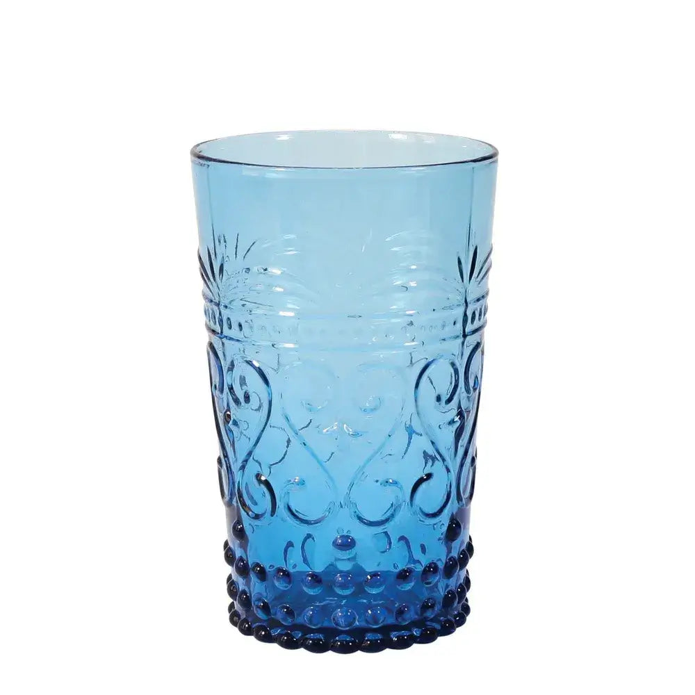 Glass Tumbler Set of 8 in Ocean Marine