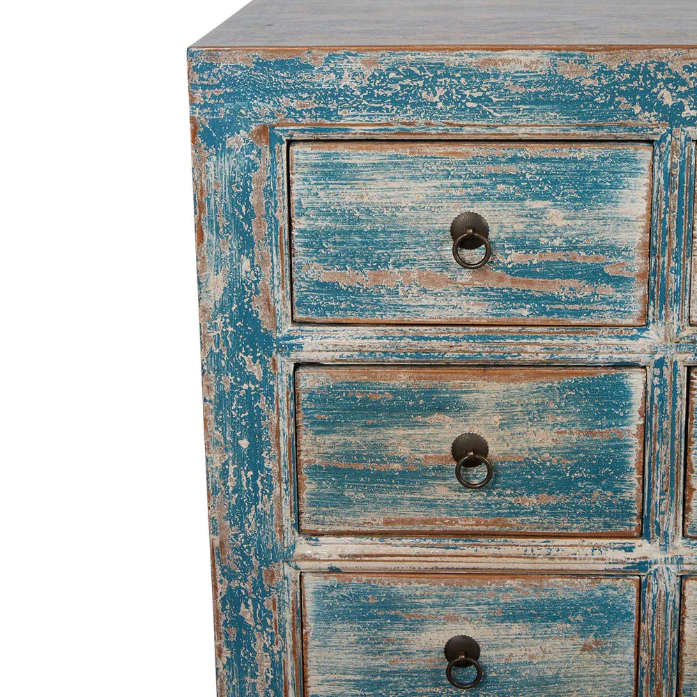 Whitman Wooden 12 Drawer Cabinet
