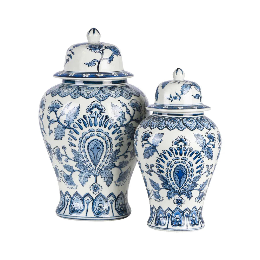 Peacock Ginger Jar
