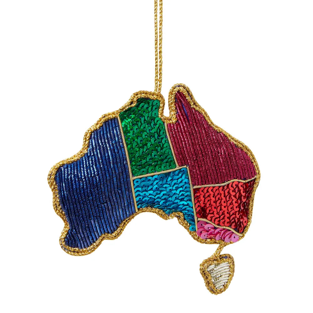 Australia Sequin Hanging Decoration