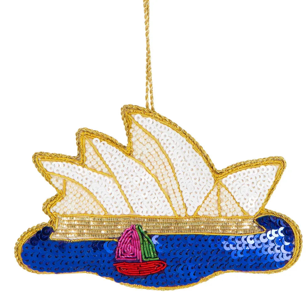 Opera House Sequin Hanging Decoration