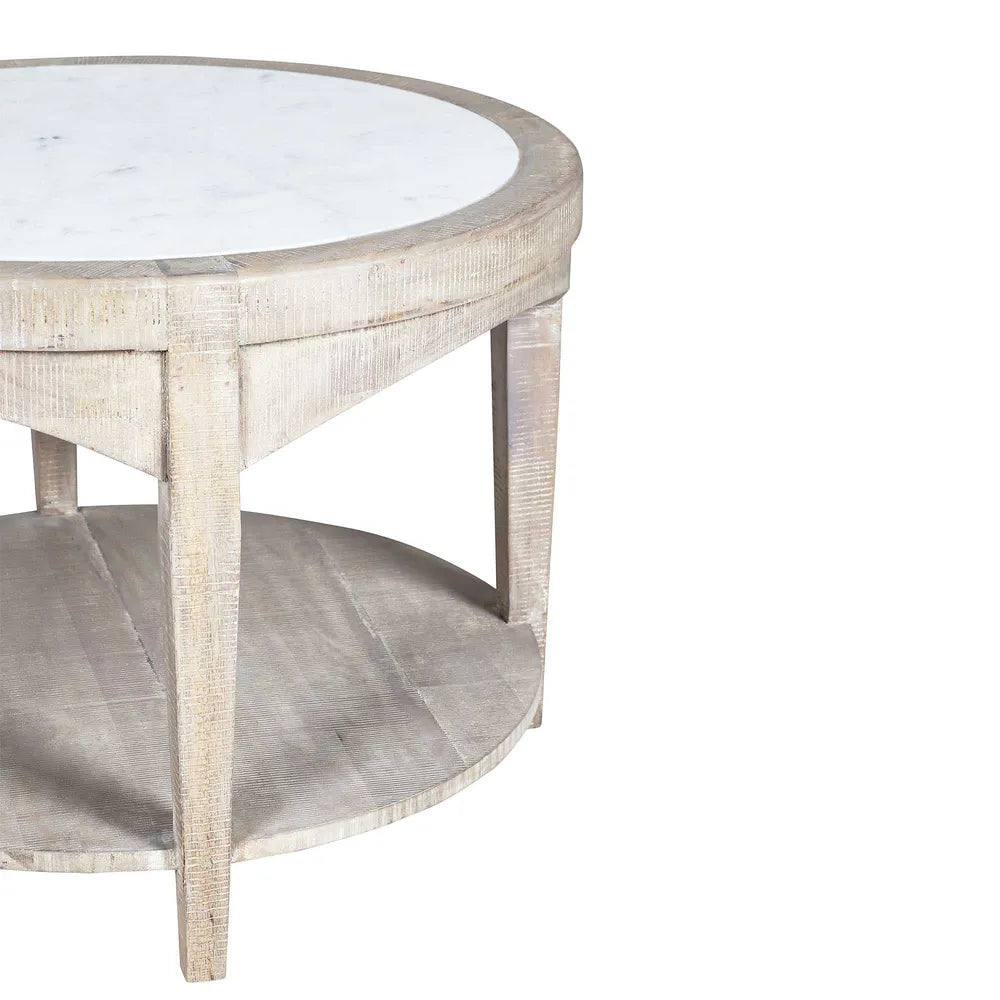 Corfu Marble Round Coffee Table