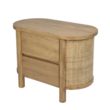 Coolum Bedside Table in Natural