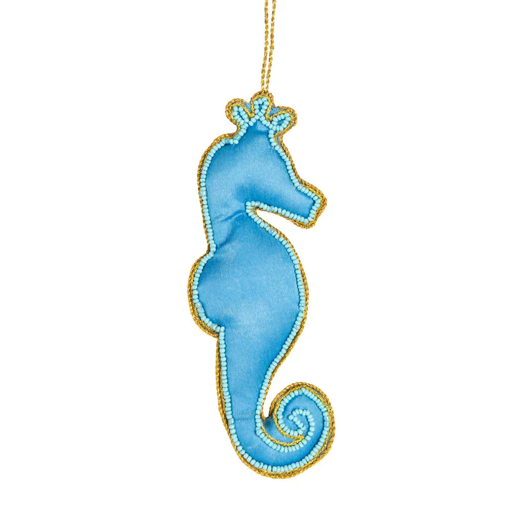 Sequin Queen Seahorse Tree Decoration