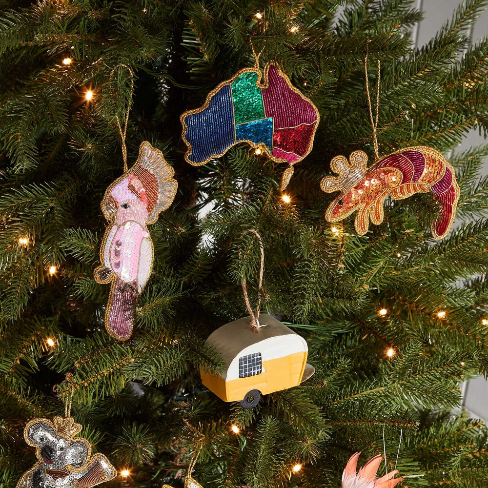 Australia Sequin Hanging Decoration