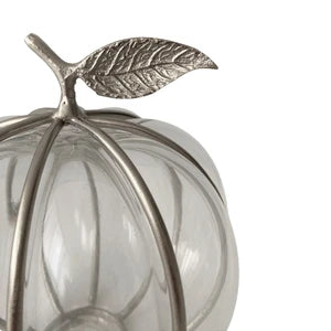 Glass Apple Nickel Trim