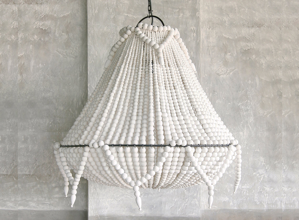 Marseille Chandelier In White