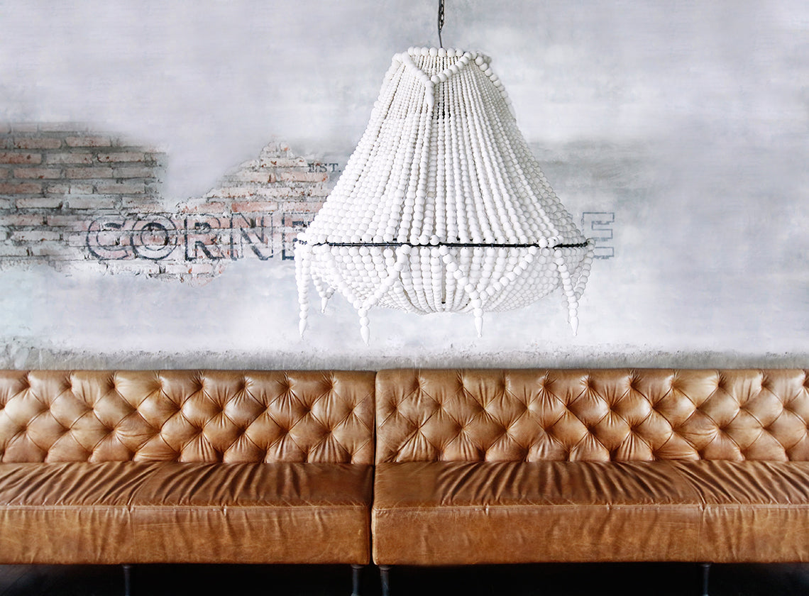 Marseille Chandelier In White