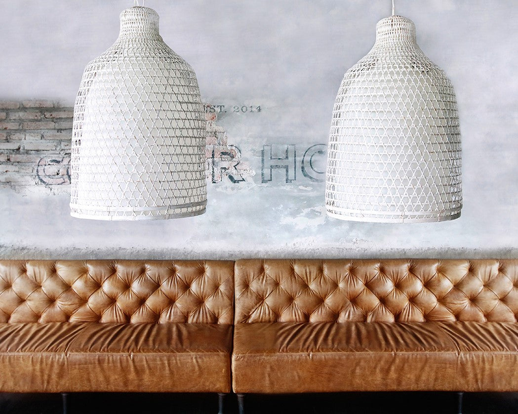 Rangoon Pendant In White