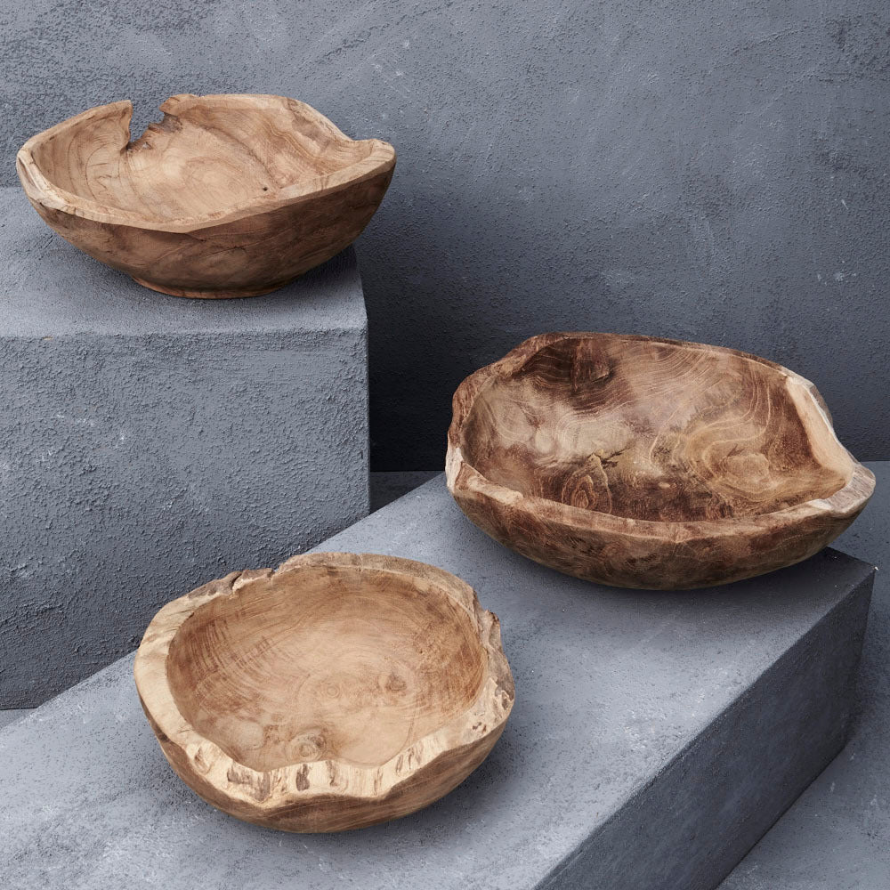 Carved Root Bowl