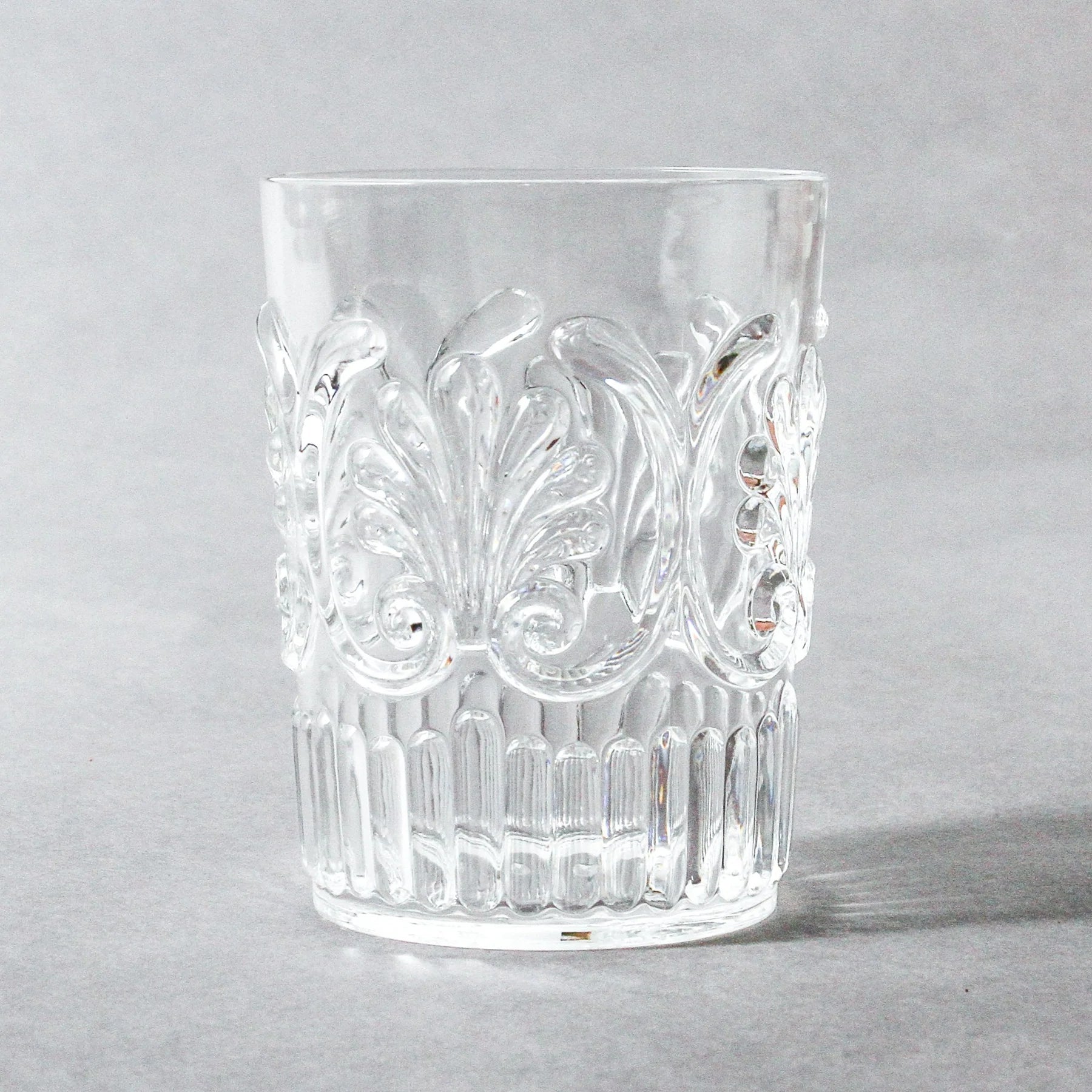 Fleur-De-Lis Acrylic Wine Glass in Blue