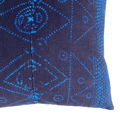 Authentic Mudcloth Cushion in Indigo
