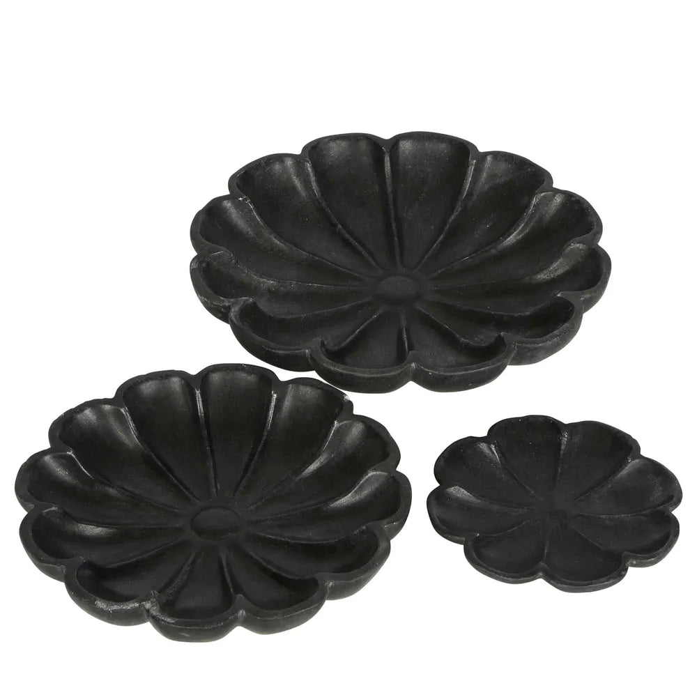 Jasmine Marble Bowl in Black
