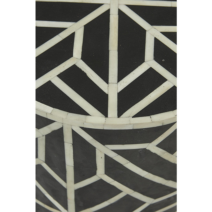 Pali Bone Cube Side Table