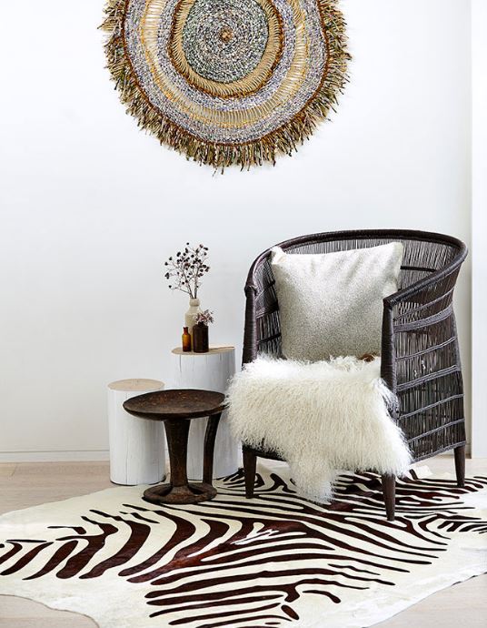Genuine Malawi Chair in Brown