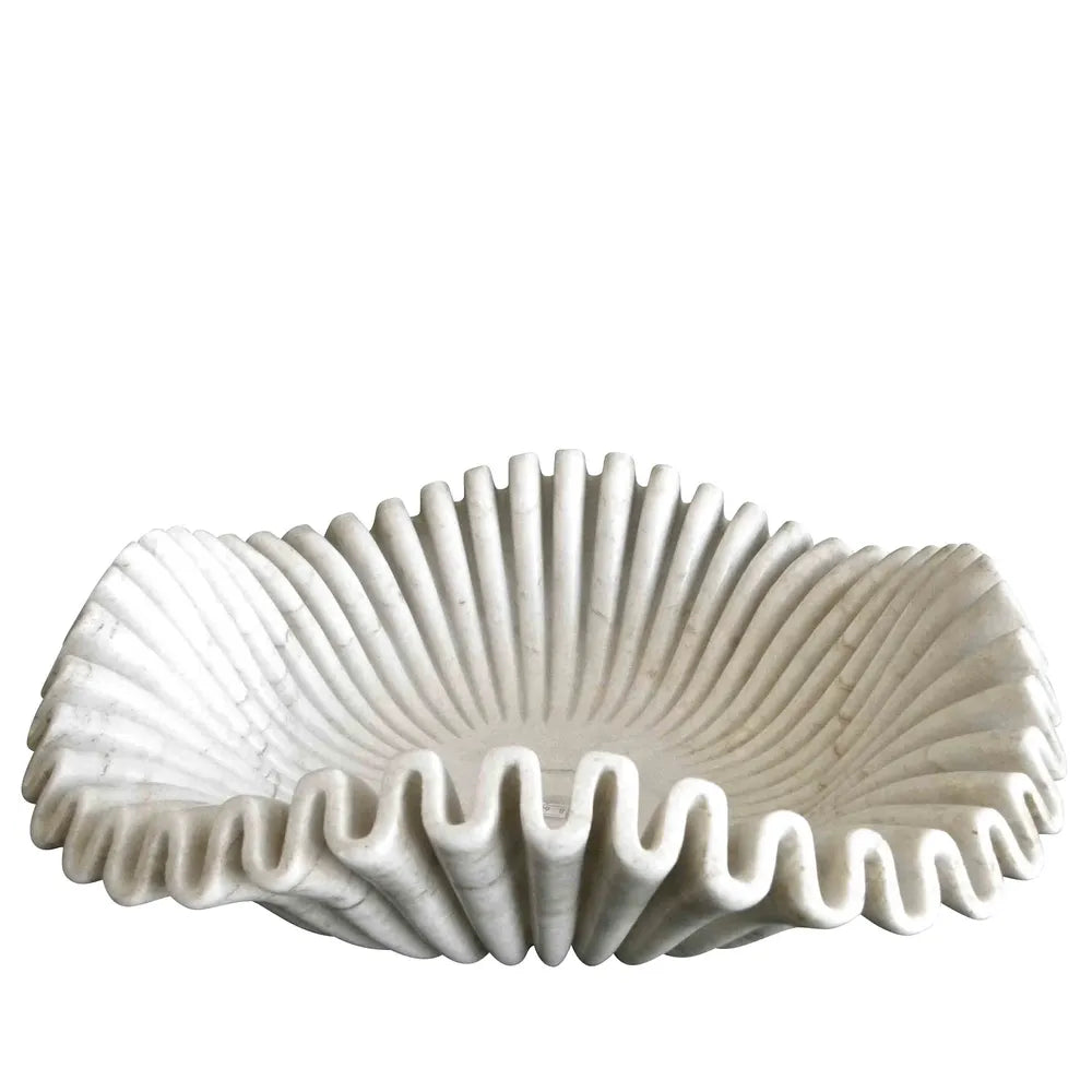 Lehriya Marble Bowl in White