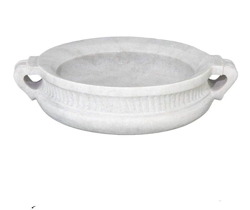 Urli Marble Bowl in White