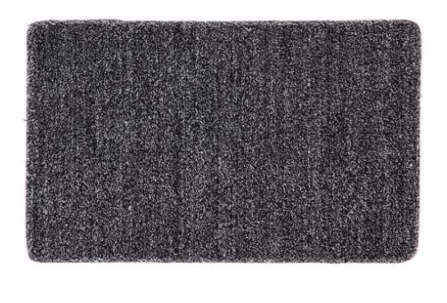 Non-slip Polycot Kitchen Mat in Black