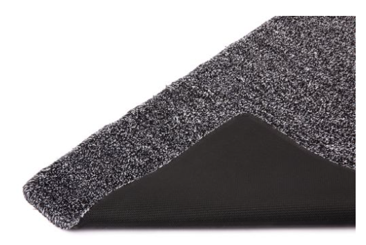 Non-slip Polycot Kitchen Mat in Black