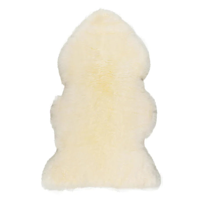 Merino Sheepskin Rug in White - Medium