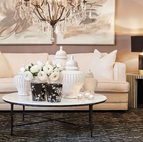 Minx Temple Jar in White