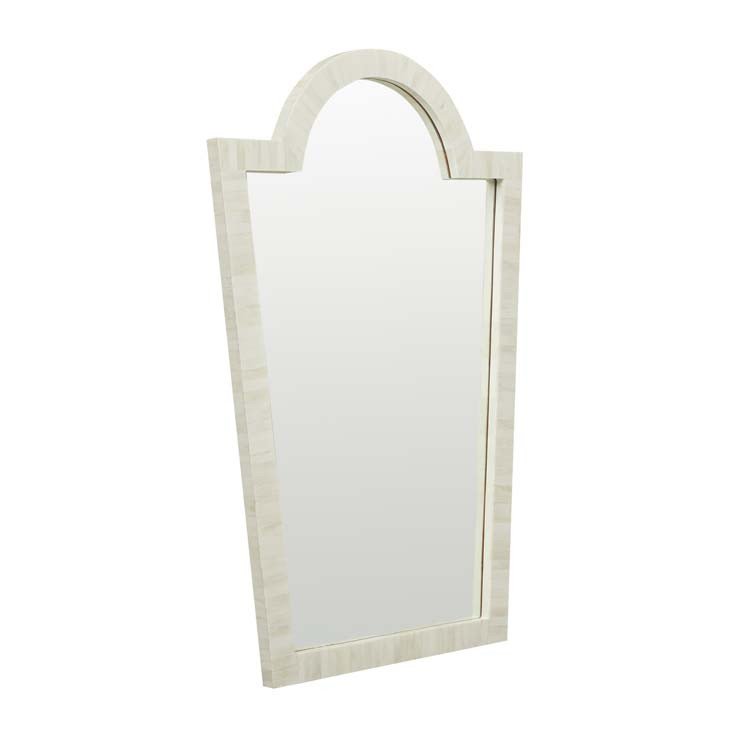 Moroccan Arch Bone Inlay Mirror
