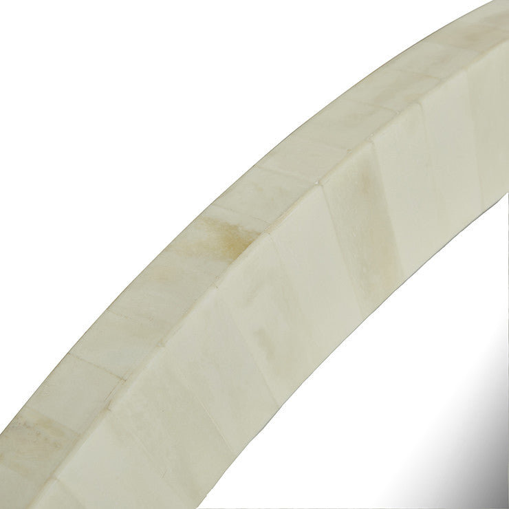 Double Framed Bone Parquetry Mirror