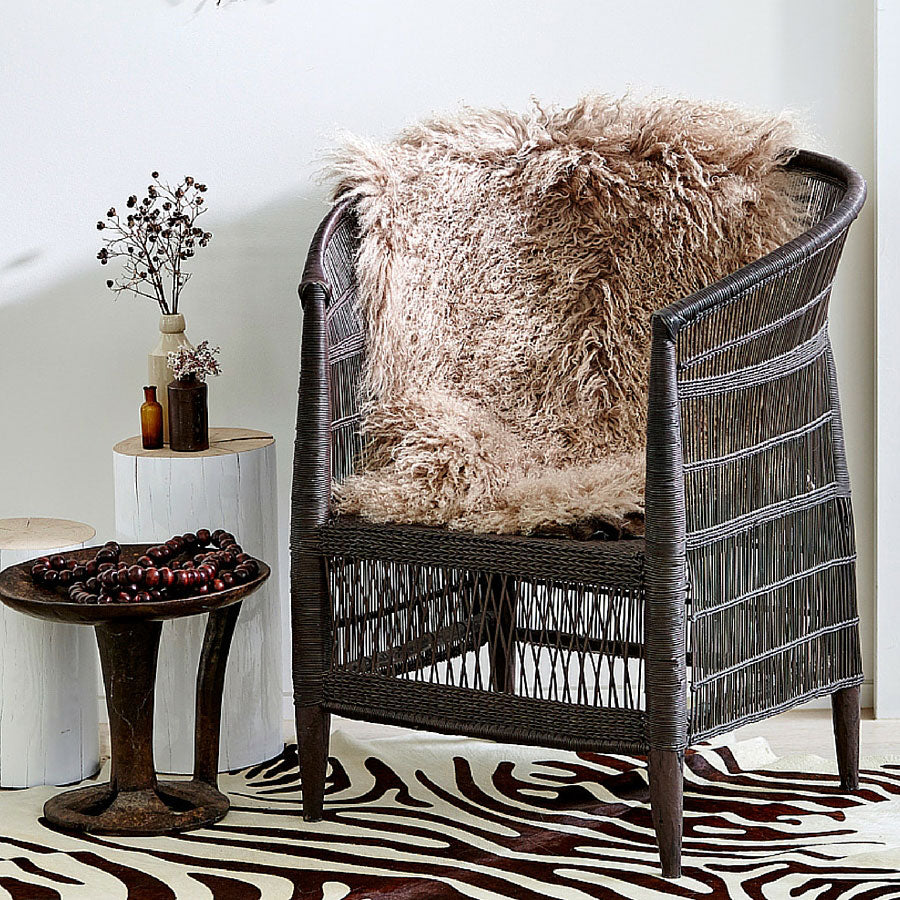 Genuine Malawi Chair in Brown
