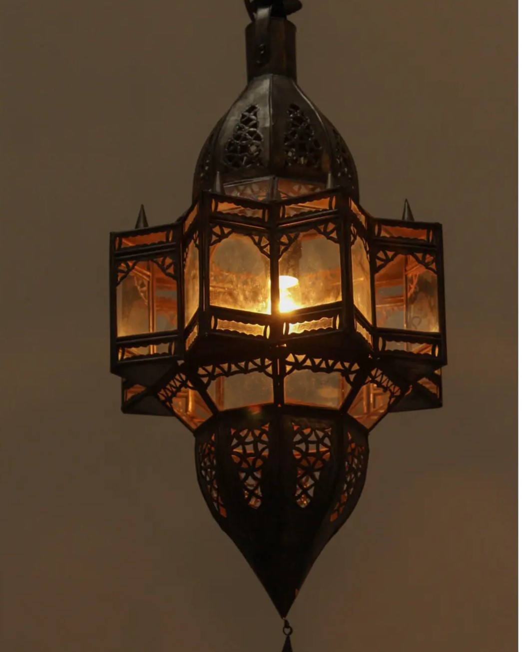 Moroccan Hanging Star Pendant Light