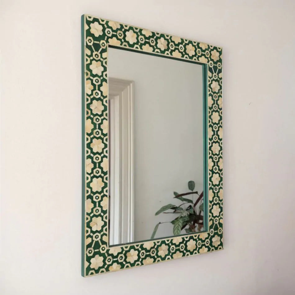 Garland Bone Inlay Mirror