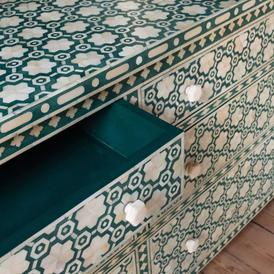Garland Bone Inlay 6 Drawer Sideboard