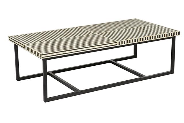 Pali Rectangular Bone Inlay Console