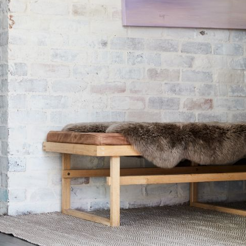 Herringbone Rug in Beige - Overstock