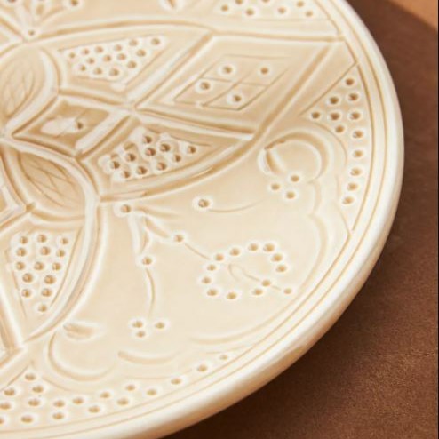 Genuine Rabat Safi Set - Large Plate, Small Plate & Bowl in White
