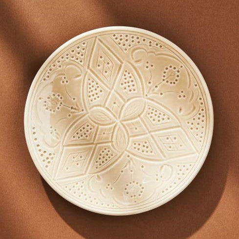Genuine Rabat Safi Set - Large Plate, Small Plate & Bowl in White