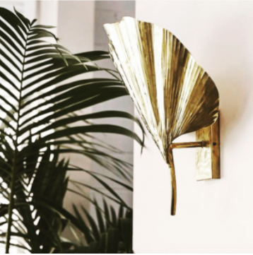 Gingko Leaf Wall Sconce