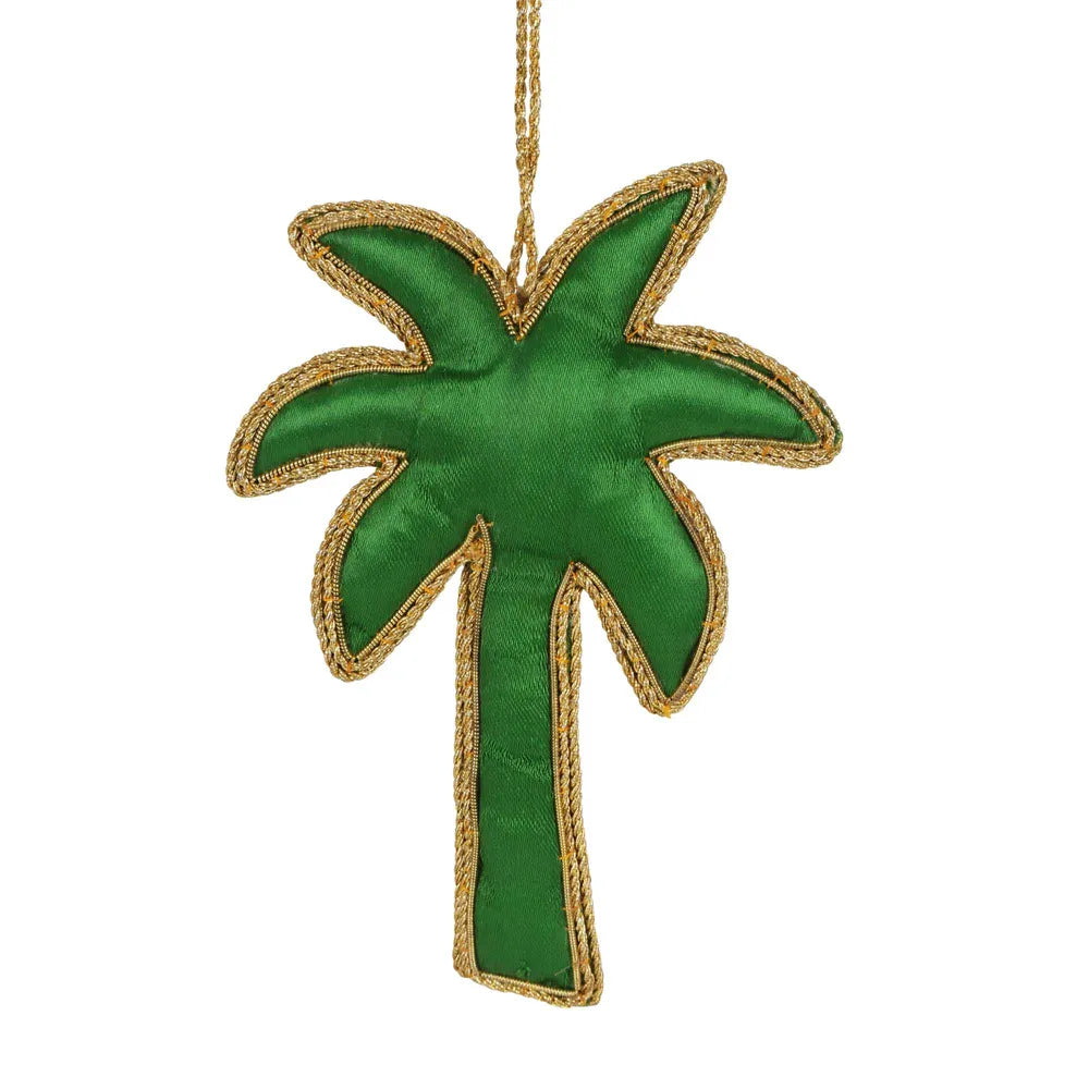 Palm Tree Sequin Hanging Decoration
