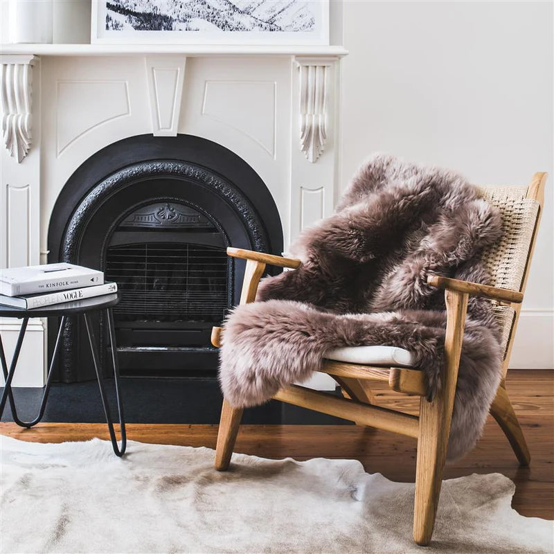 Merino Sheepskin Rug in Taupe
