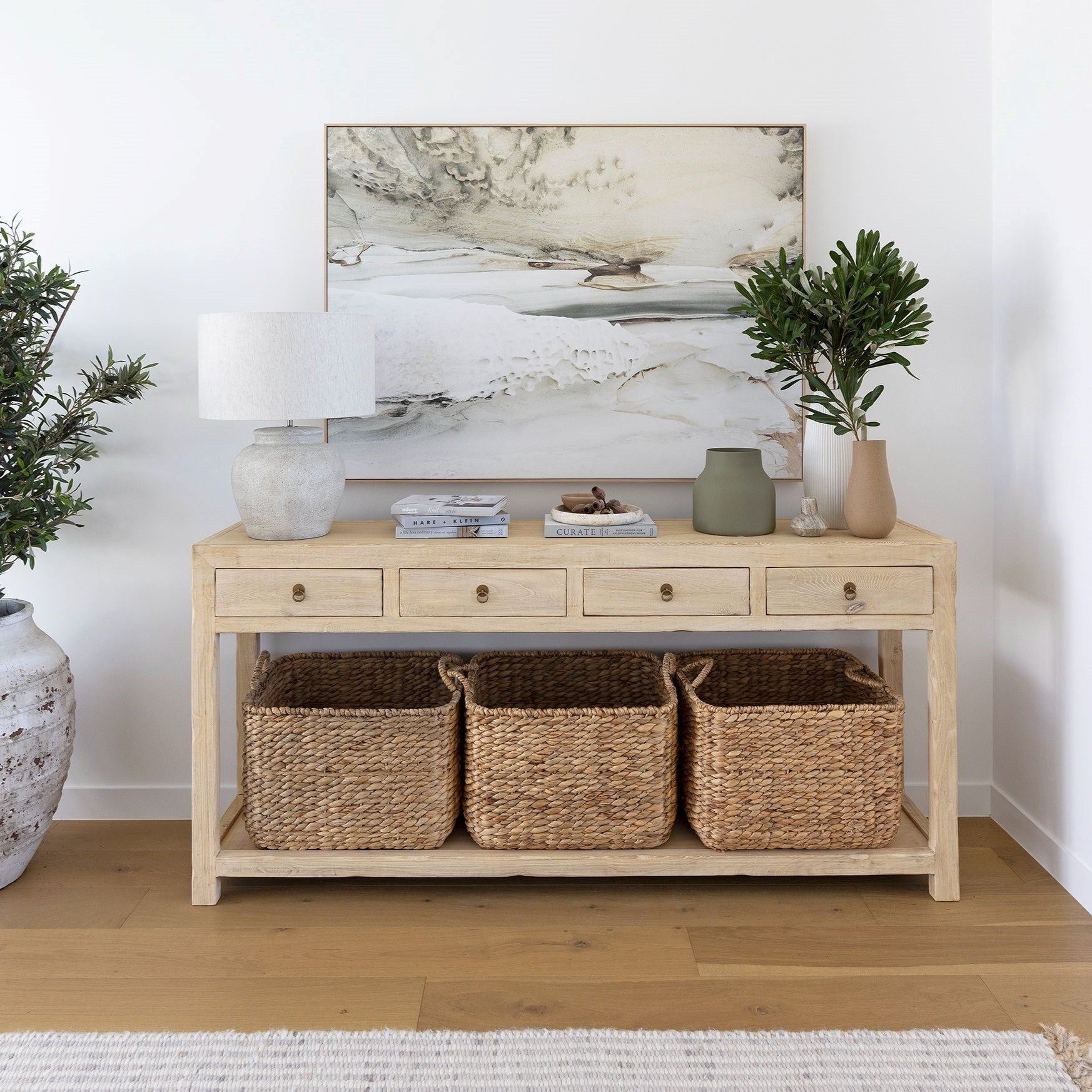 Palu Recycled Timber Hall Table