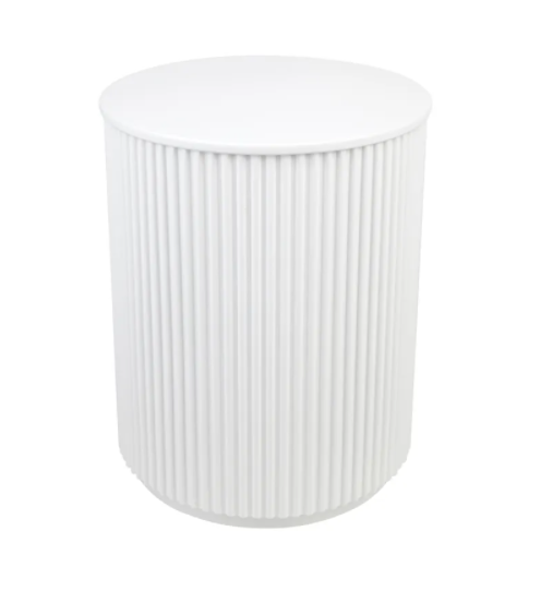 Nomad Side Table in White