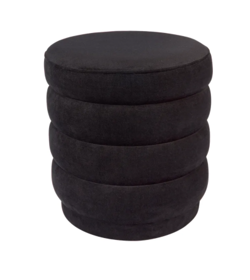 Twirl Stool in Black